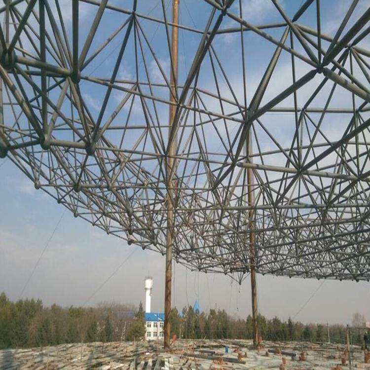 白银球形网架钢结构施工方案
